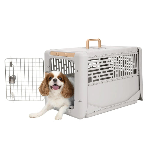 Small Collapsible Pet Kennel - 24.5" L x 16.5" W x 16" H InfiniteWags 