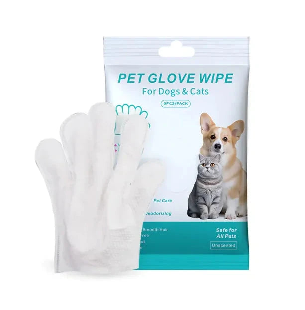 Pet Cleaning Gloves & Wipes InfiniteWags 
