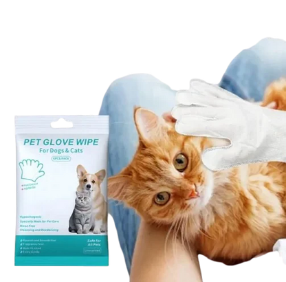 Pet Cleaning Gloves & Wipes InfiniteWags 