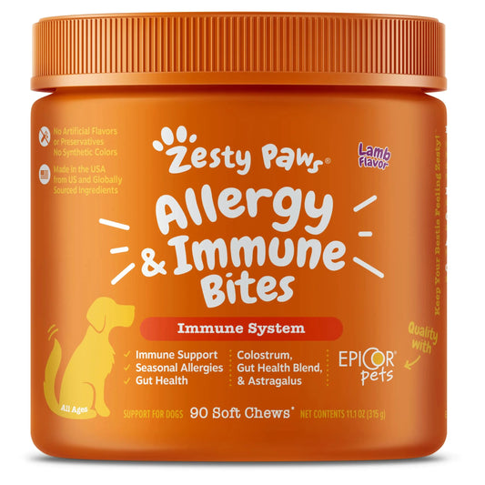 Zesty Paws Dog Allergy Relief 90ct InfiniteWags 
