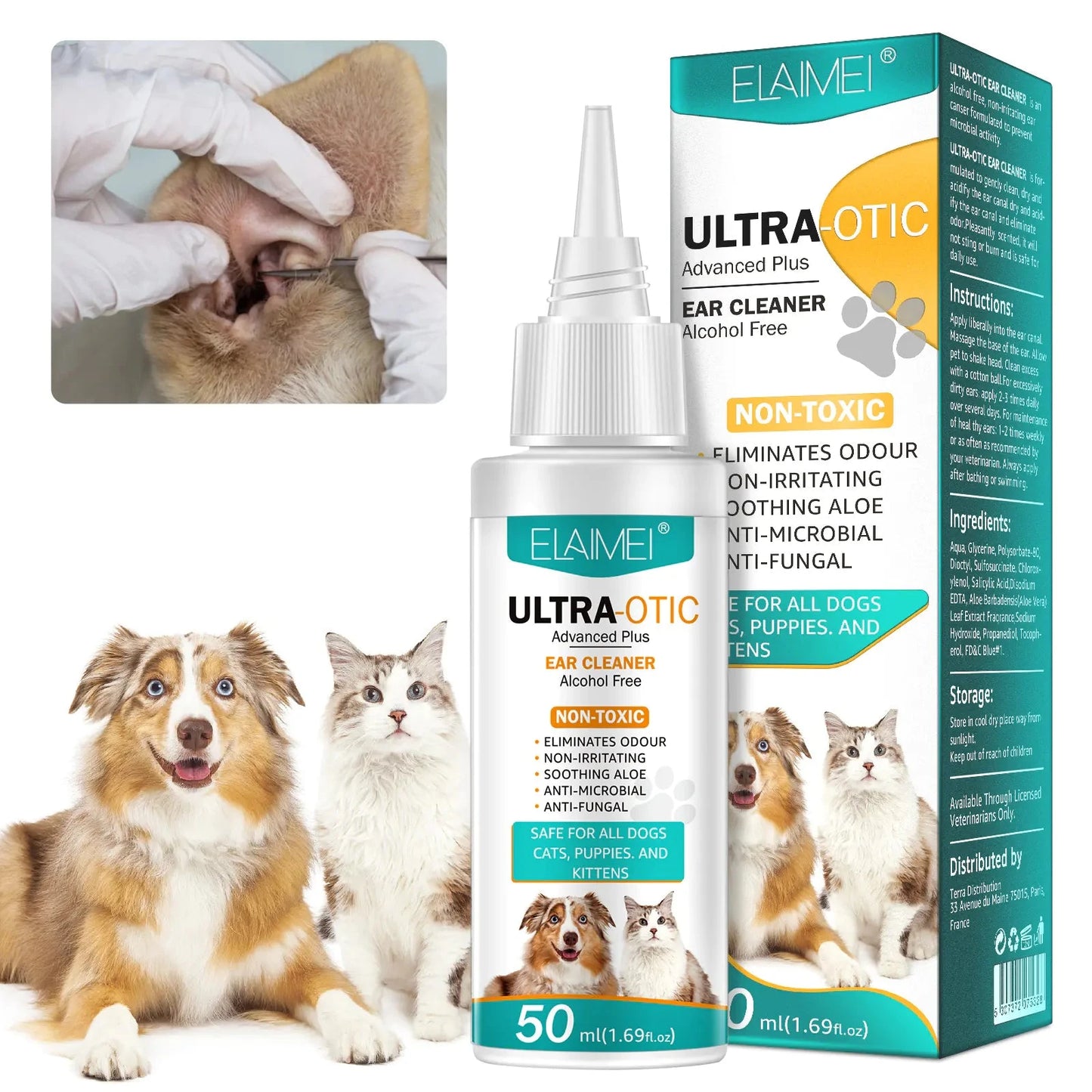 Pet Ear Cleaner 50ml InfiniteWags 