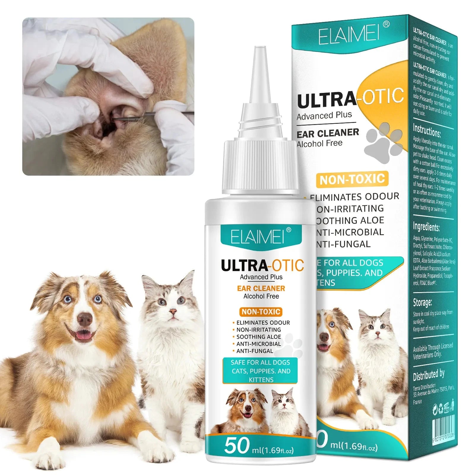 Pet Ear Cleaner 50ml InfiniteWags 