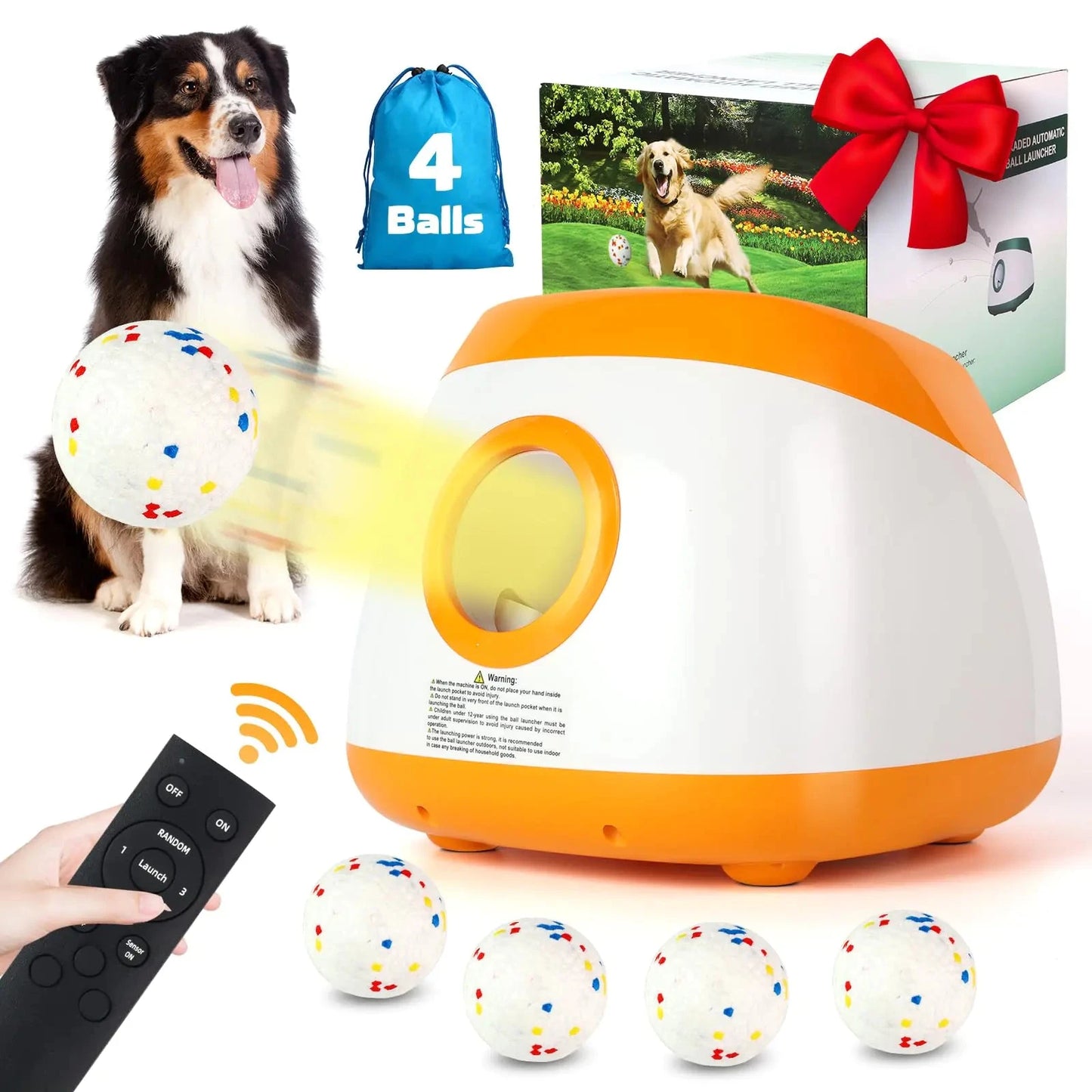 Automatic Ball Launcher for Medium & Large Dogs InfiniteWags 