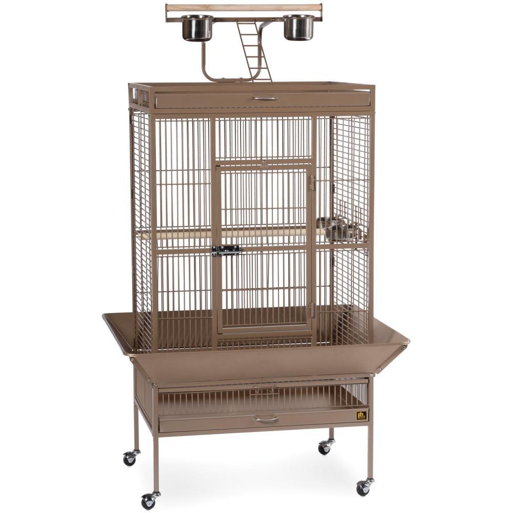 Large Wrought Iron Play Top Bird Cage - Prevue Hendryx Bird Cages Prevue Hendryx Coco Brown 