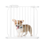 Dog Gate - Adjustable Metal Pet Fence - Safety InfiniteWags Small - 29" - 34" 