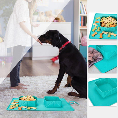 Portable Pet Food Bowls - Collapsible - 600ml Capacity InfiniteWags 