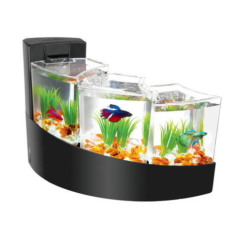 Betta Fish Tank Aquarium Kit - Aqueon Betta Falls Aquarium Kit