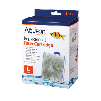 Replacement Filter Cartridges 6 pack Aqueon 
