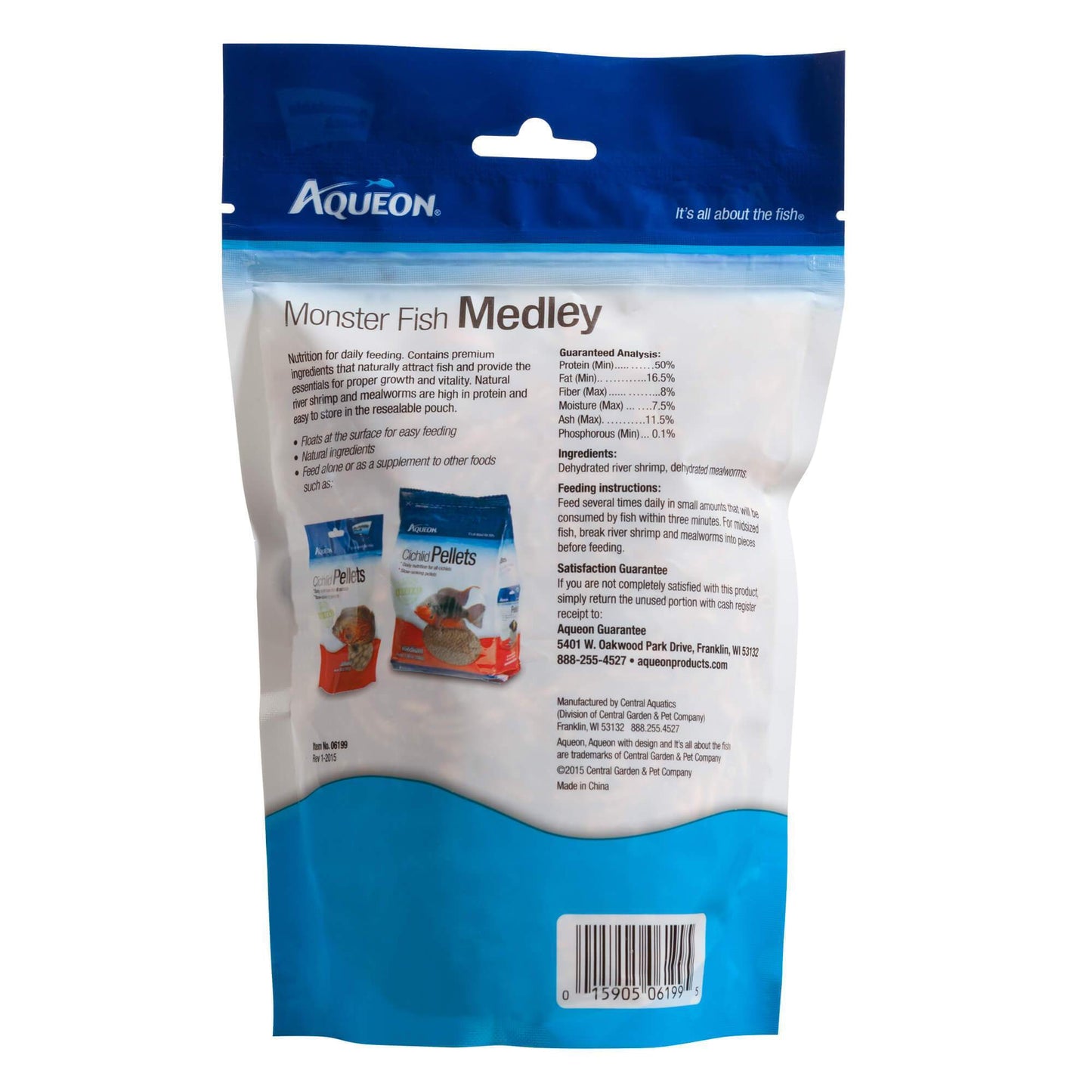 Monster Fish Medley Food 3.5 ounces Aqueon 