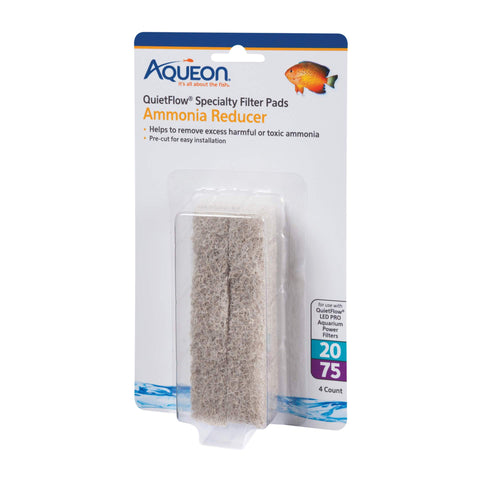 Replacement Carbon Filter Pads Size 20/75 4 pack Aqueon 