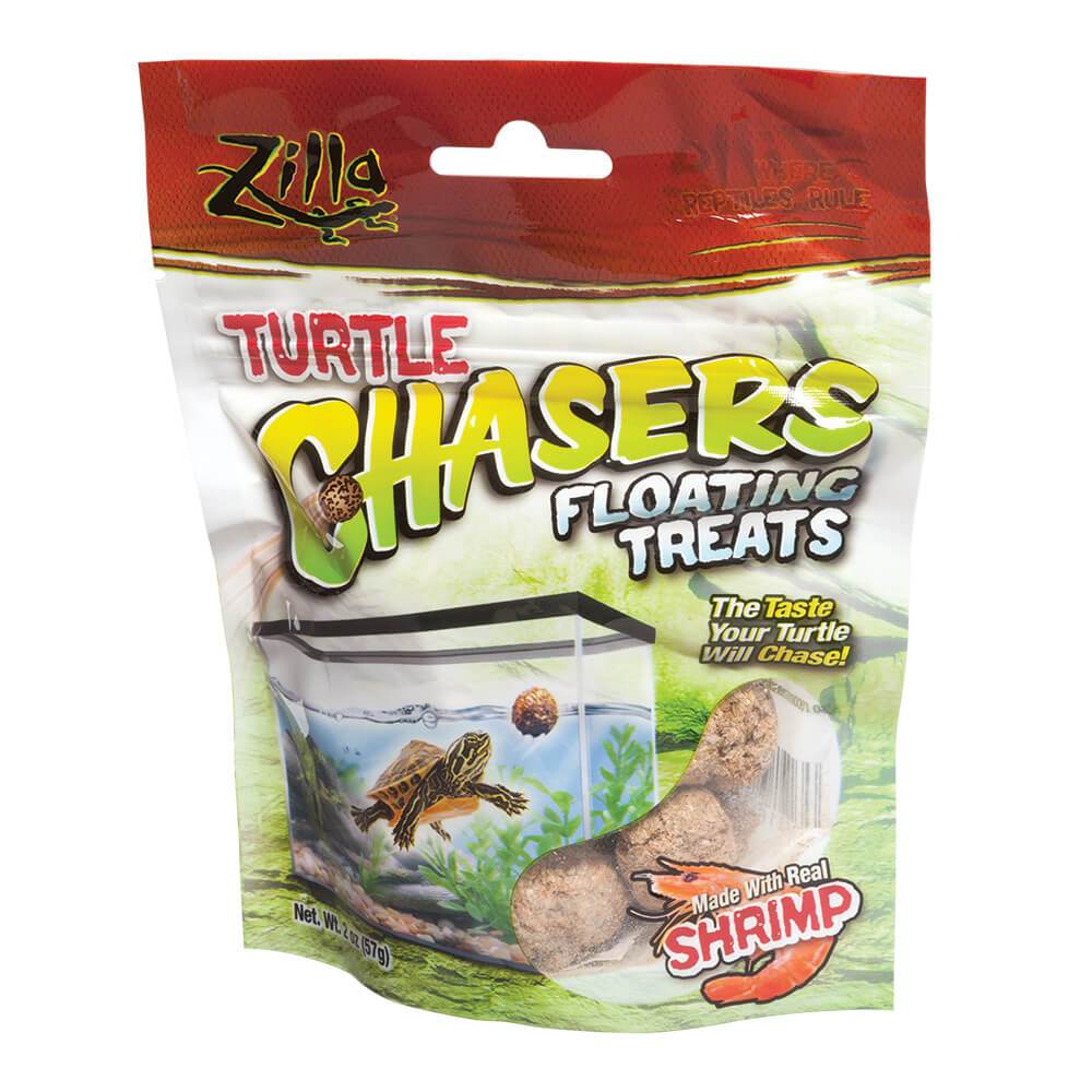 Turtle Chasers Floating Treats Shrimp 2 ounces Zilla 