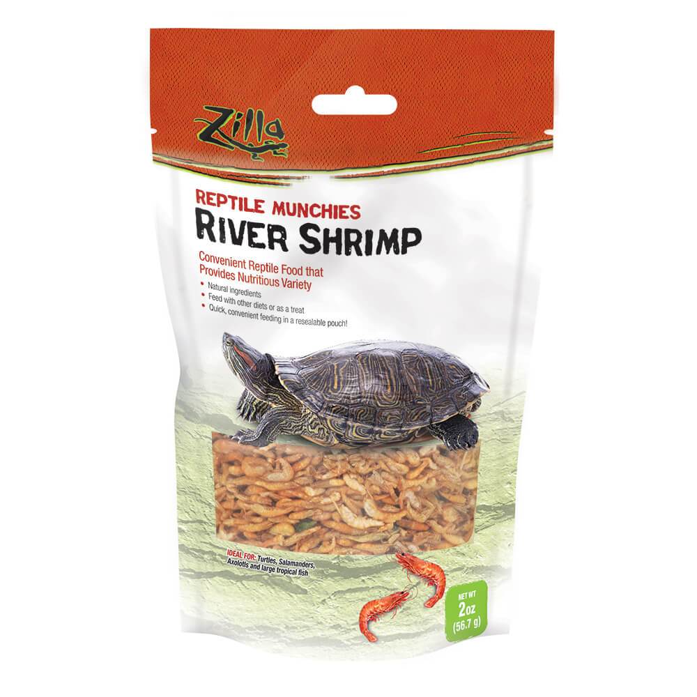 Reptile Munchies River Shrimp 2 ounces Zilla 