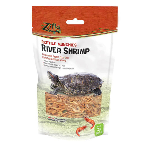 Reptile Munchies River Shrimp 2 ounces Zilla 