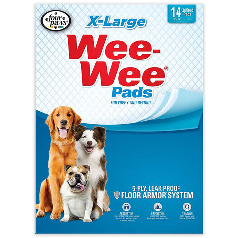 Extra Large Wee Wee Pads Four Paws 