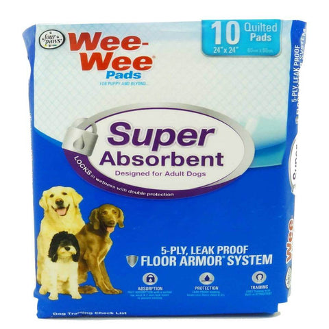 Wee-Wee Super Absorbent Pads Four Paws 