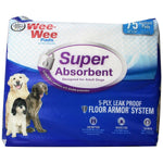 Super Absorbent Dog and Puppy Training Pads - Wee-Wee Super Absorbent Pads - Four Paws Four Paws 75 Count 