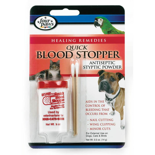 Quick Blood Stopper Powder 0.5 ounces Four Paws 