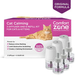 Cat Calming Diffuser Kit - 3 Diffusers, 6 Refills Comfort Zone 