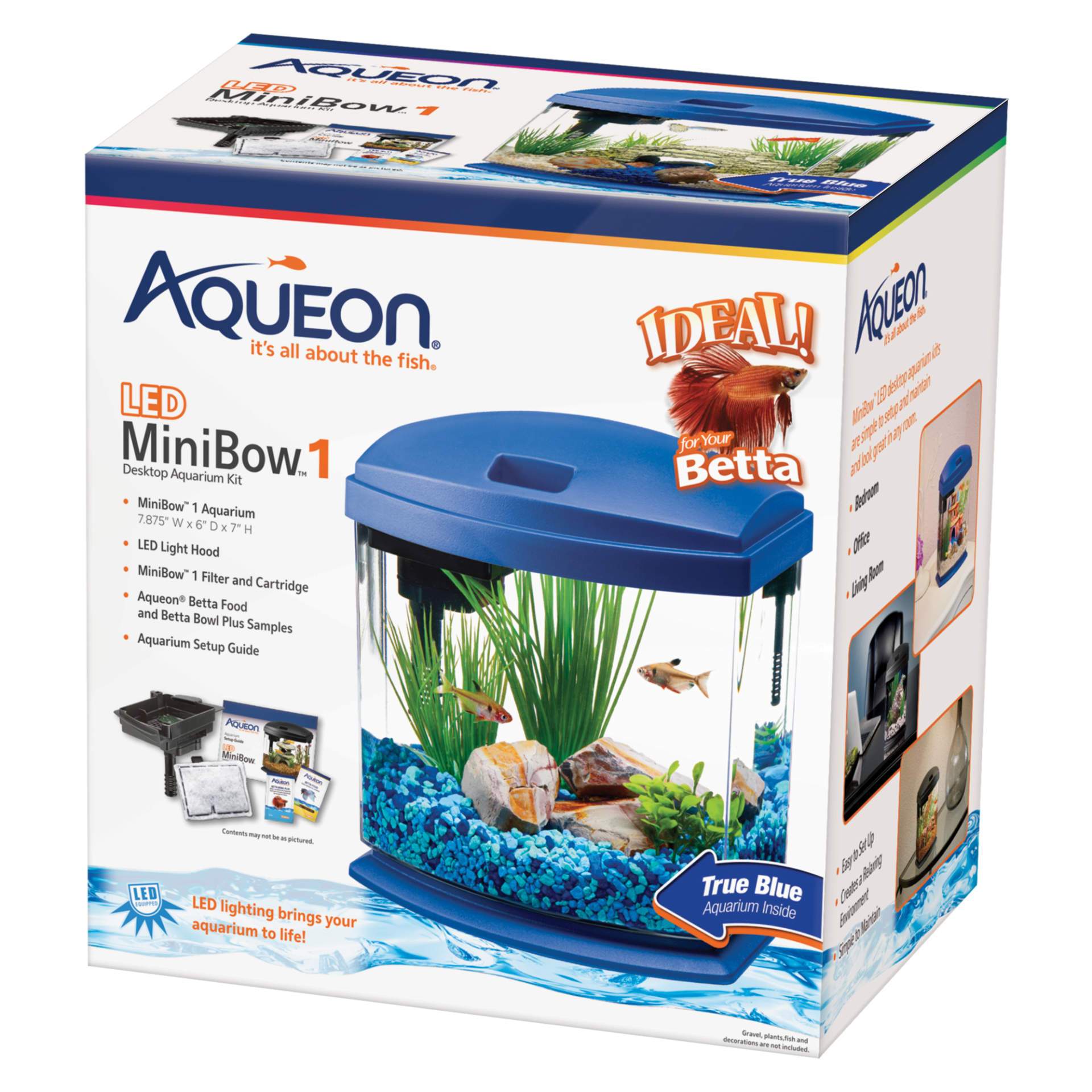 MiniBow LED Aquarium Kit 1 Gallon Aqueon 