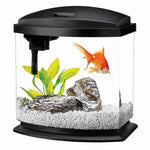 MiniBow LED Aquarium Kit 2.5 Gallon Aqueon 11.5" x 7.63" x 12.5" Black 