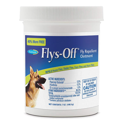 Flys Off Fly Repellent Ointment 7 ounces Farnam 