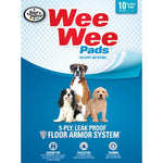 Leak Proof Puppy Pads - Wee-Wee Pads - 22" x 23" - Four Paws