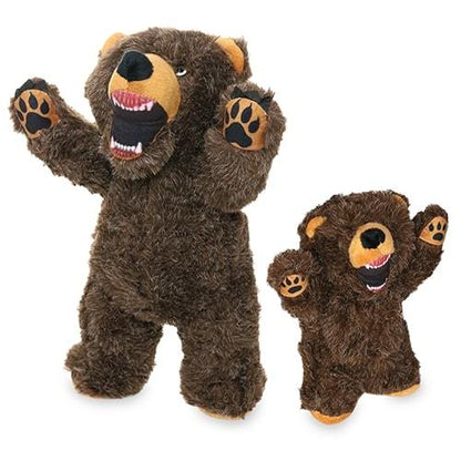 Tough Bear Dog Toy - Mighty® Angry Animal™Series - Bear Tuffy 