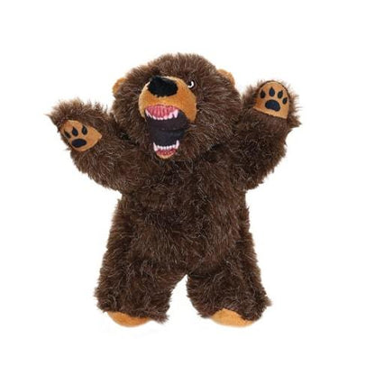 Tough Bear Dog Toy - Mighty® Angry Animal™Series - Bear Tuffy 