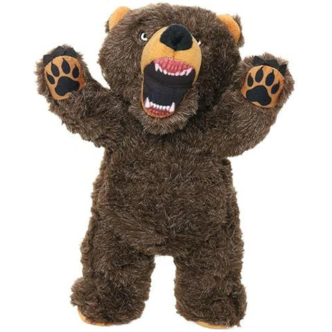 Tough Bear Dog Toy - Mighty® Angry Animal™Series - Bear Tuffy Regular 