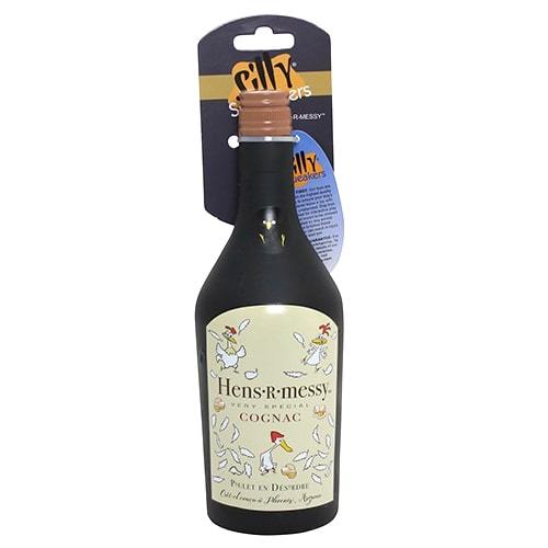 Liquor Bottle Dog Toy - Silly Squeakers® Liquor Bottle - Hens R Messy Tuffy 