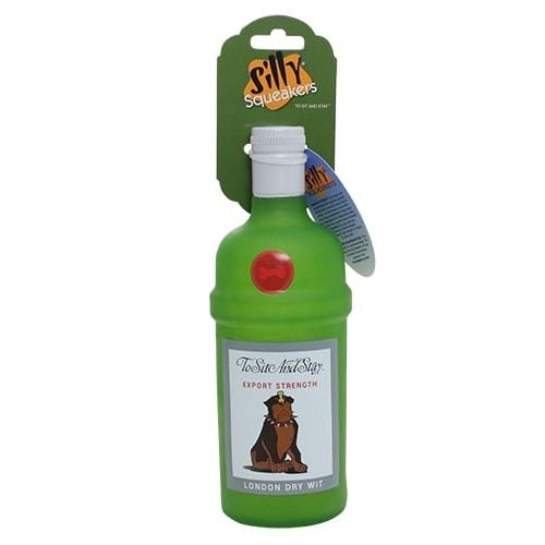 Liquor Bottle Dog Toy - Silly Squeakers® Liquor Bottle - To Sit and Stay Tuffy 