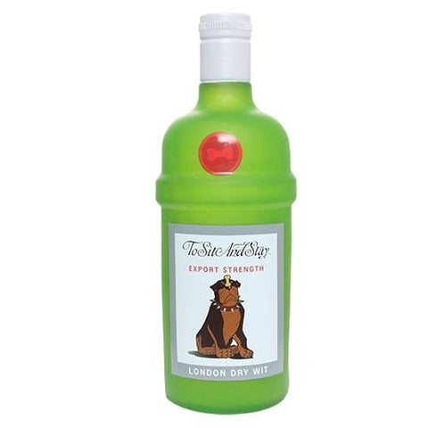 Liquor Bottle Dog Toy - Silly Squeakers® Liquor Bottle - To Sit and Stay Tuffy 