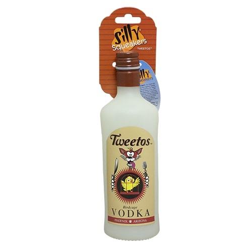Liquor Bottle Dog Toy - Silly Squeakers™ Liquor Bottle - Tweetos Tuffy 