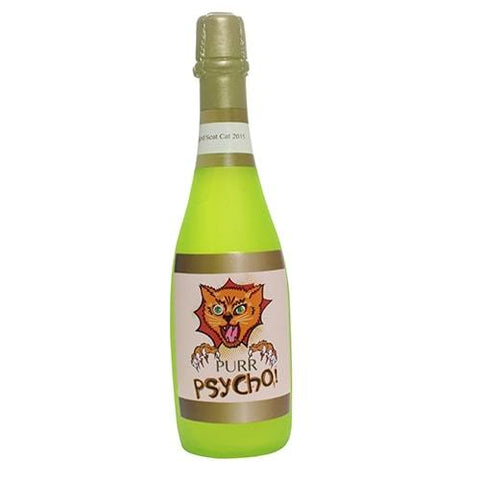 Wine Bottle Dog Toy - Silly Squeakers® Wine Bottle - Purr Psycho Tuffy 