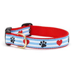 Blue Stripe Dog Collar - UpCountry Paw Stripe Dog Collection UpCountryInc 
