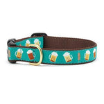 Beer Dog Collar - UpCountry Beer Dog Collection on Brown Webbing UpCountryInc 