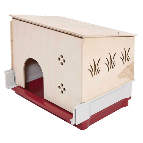 Wabbitat Deluxe Rabbit Home Wood Hutch Extension Midwest 