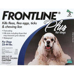 Flea Control Plus for Dogs And Puppies 23-44 lbs 3 Pack Frontline 