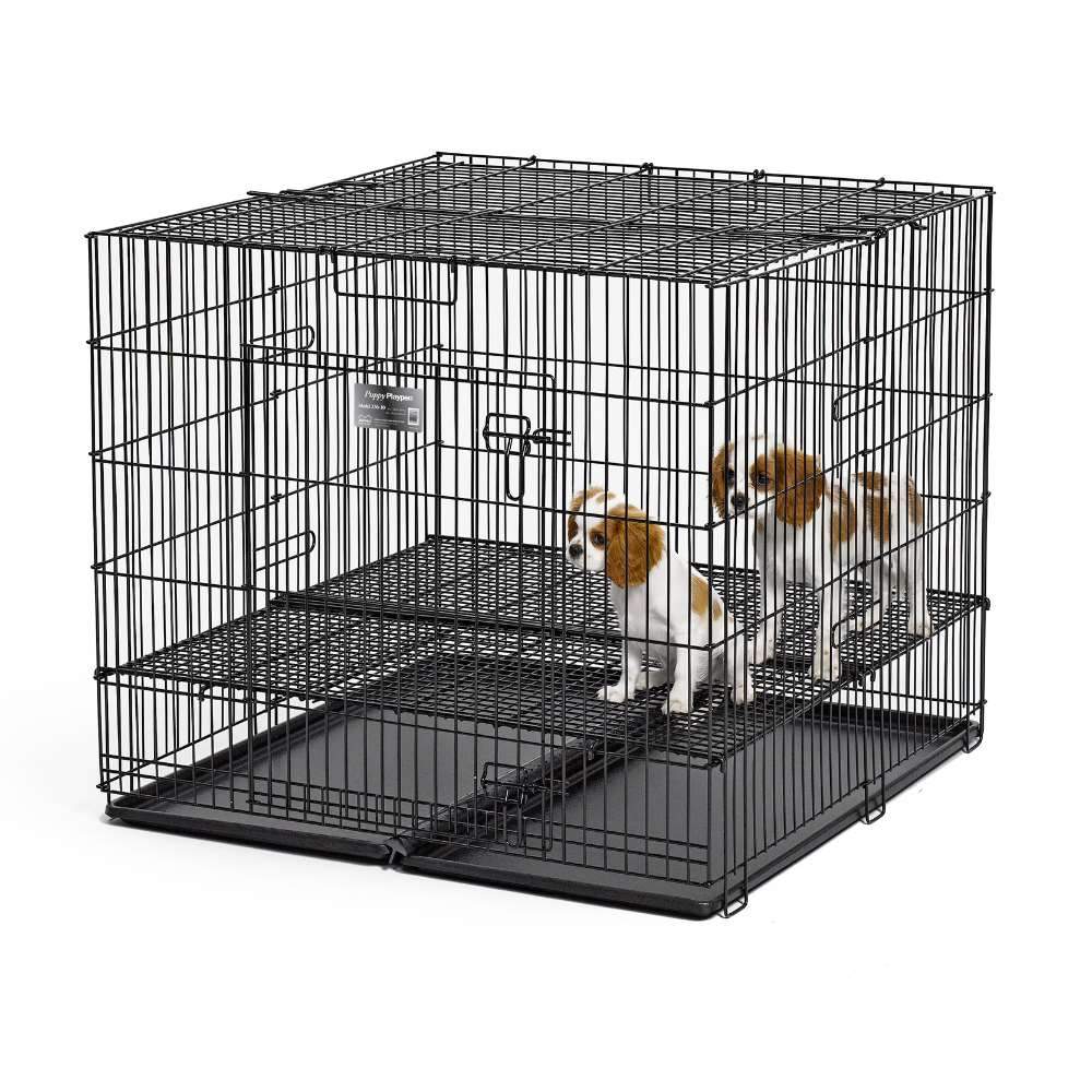 Puppy Playpen with Plastic Pan and 1/2" Floor Grid Midwest 
