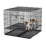 Puppy Playpen with Plastic Pan and 1" Floor Grid Midwest 