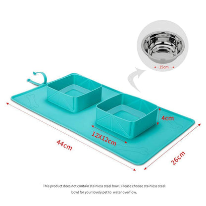 Portable Pet Food Bowls - Collapsible - 600ml Capacity InfiniteWags 