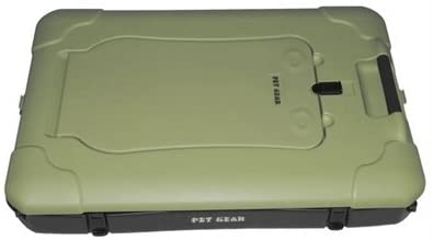 Indoor Outdoor Collapsible Crate with Bolster - Pet Gear Deluxe Steel Dog Crate with Bolster Pad Dog Crates Pet Gear 