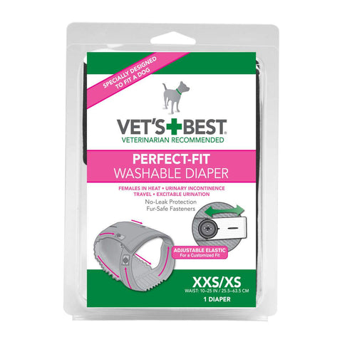 Perfect-Fit Washable Female Dog Diaper 1 pack Vet's Best 