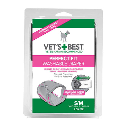 Perfect-Fit Washable Female Dog Diaper 1 pack Vet's Best 
