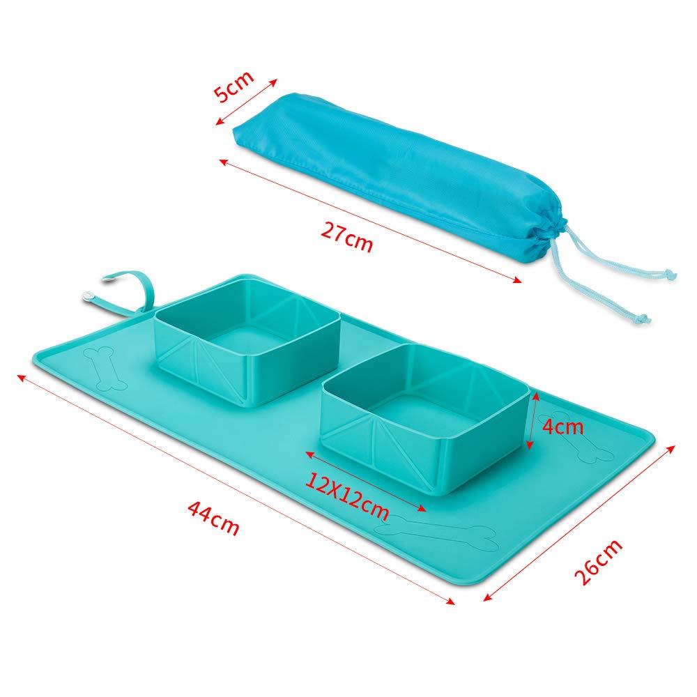 Portable Pet Food Bowls - Collapsible - 600ml Capacity InfiniteWags 