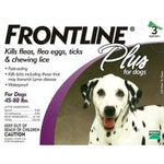 Flea Control Plus for Dogs And Puppies 45-88 lbs 3 Pack Frontline 