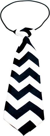Big Dog Neck Tie Chevron Black InfiniteWags 