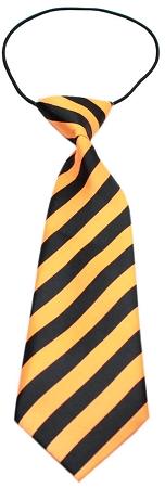 Big Dog Neck Tie Striped Orange InfiniteWags 