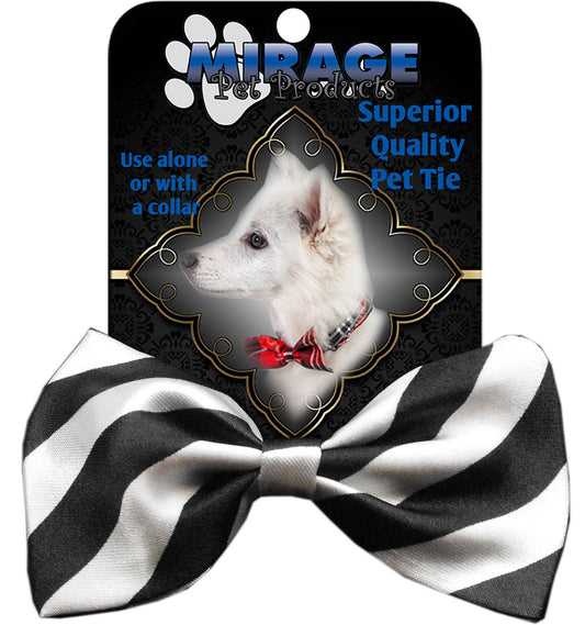 Dog Bow Tie Stripes White InfiniteWags 