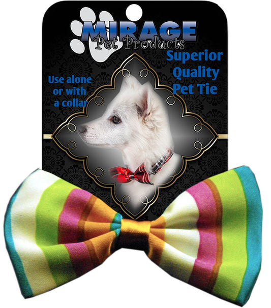 Dog Bow Tie Funky Stripes InfiniteWags 